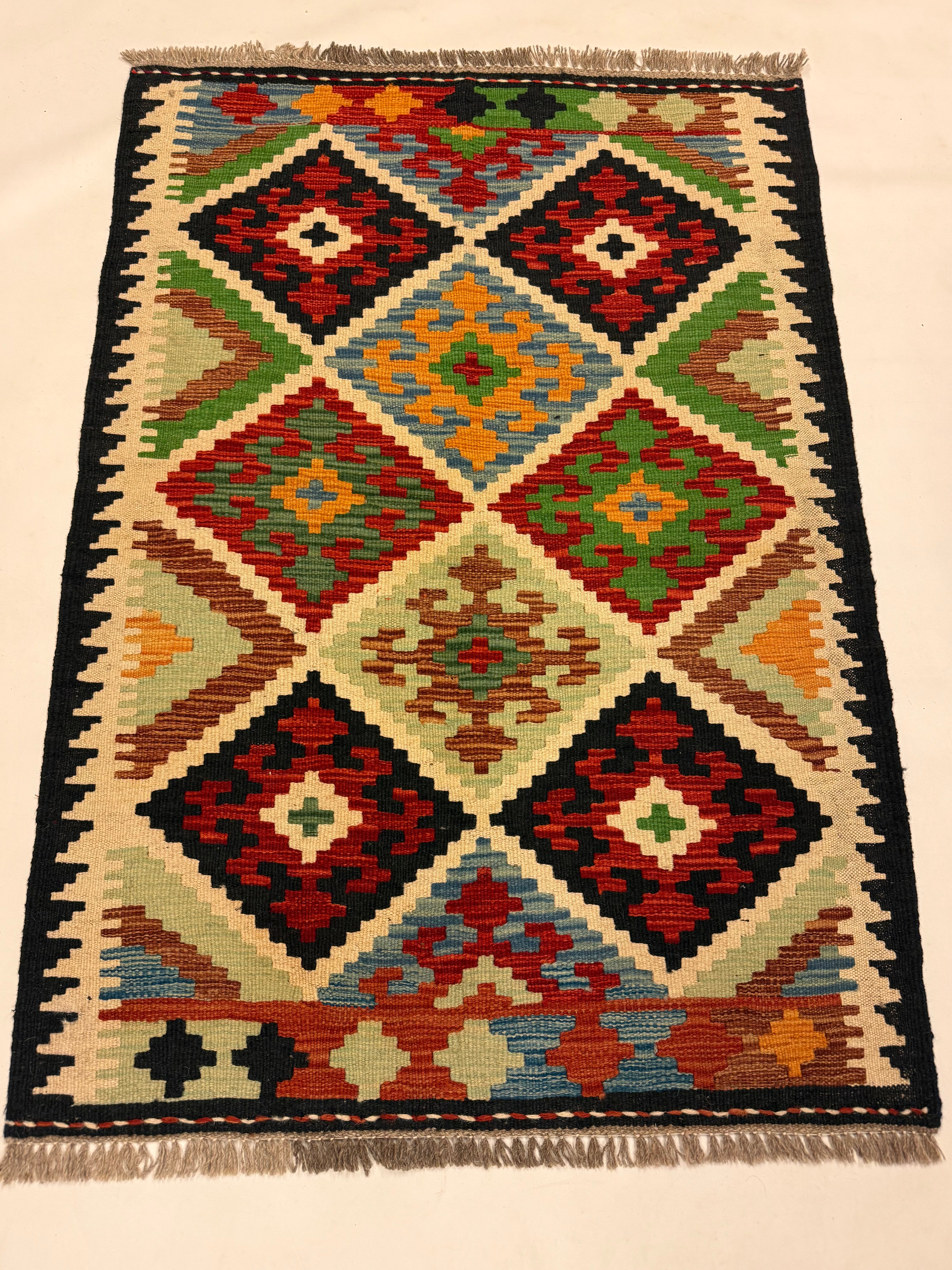 Afghaanse Kelim Handgeweven 82 X 120 CM
