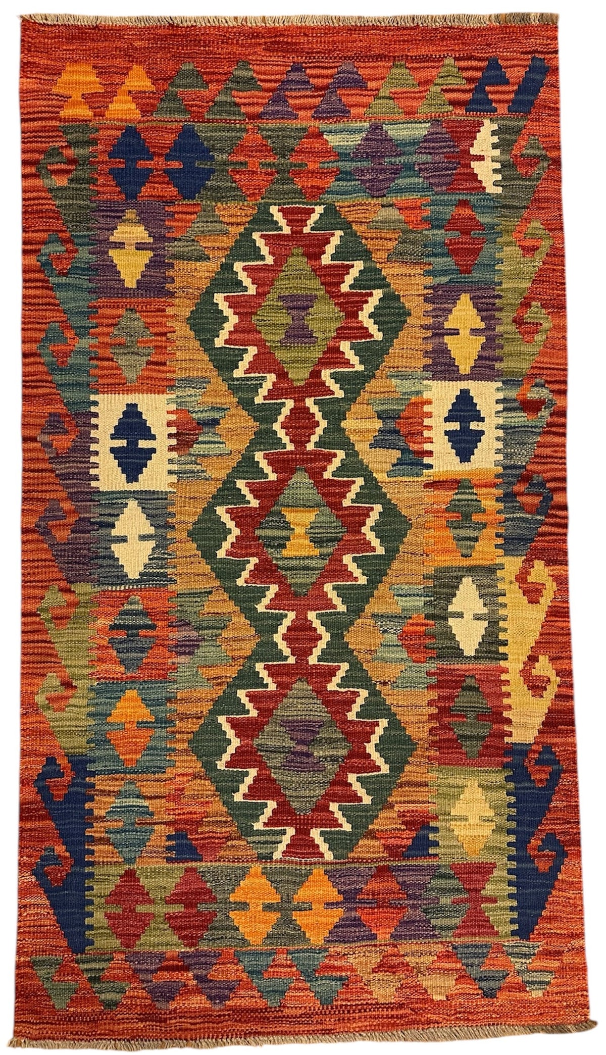 Handgeweven Kelim 81 X 151 CM
