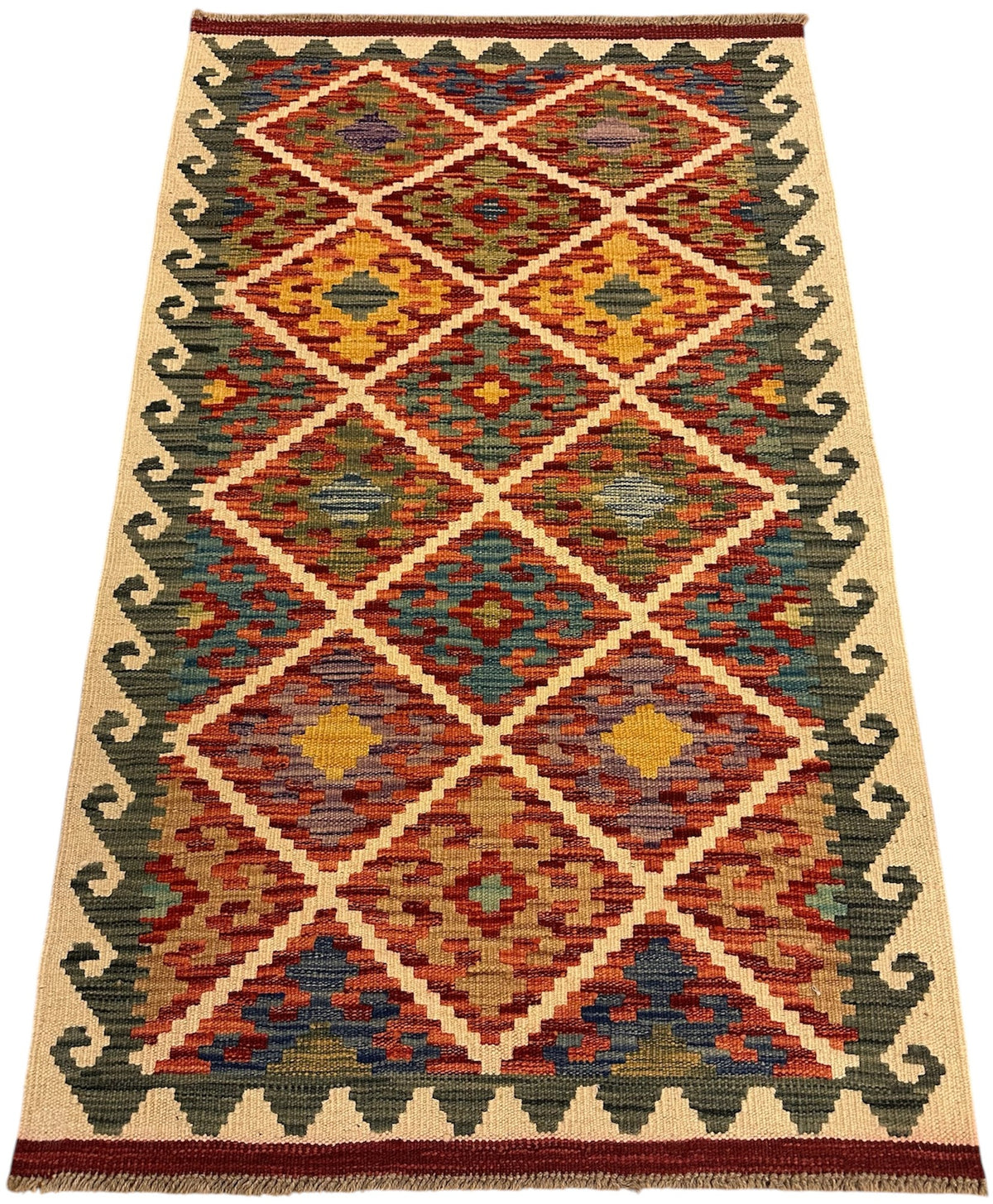 Handgeweven Afghaanse Kelim 84 X 139 CM