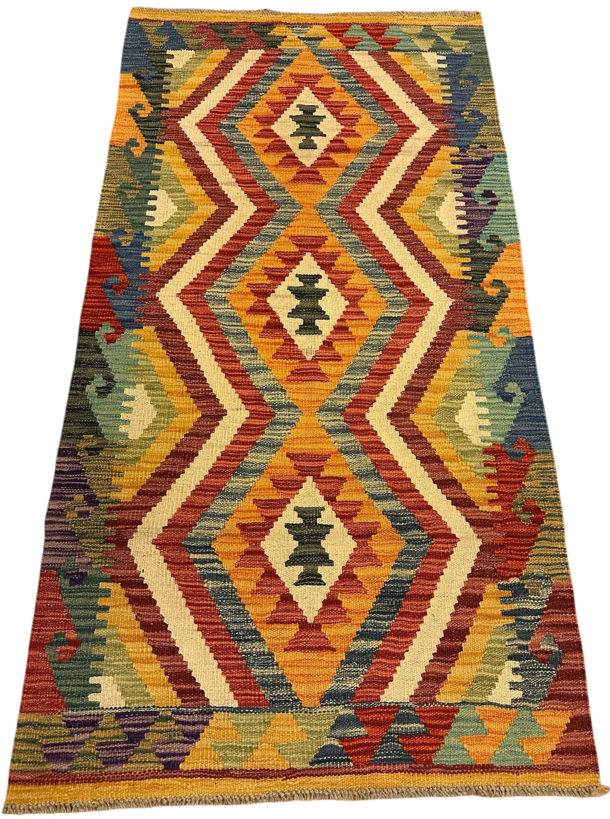 Afghaanse Kelim 79 X 150 CM Handgeweven