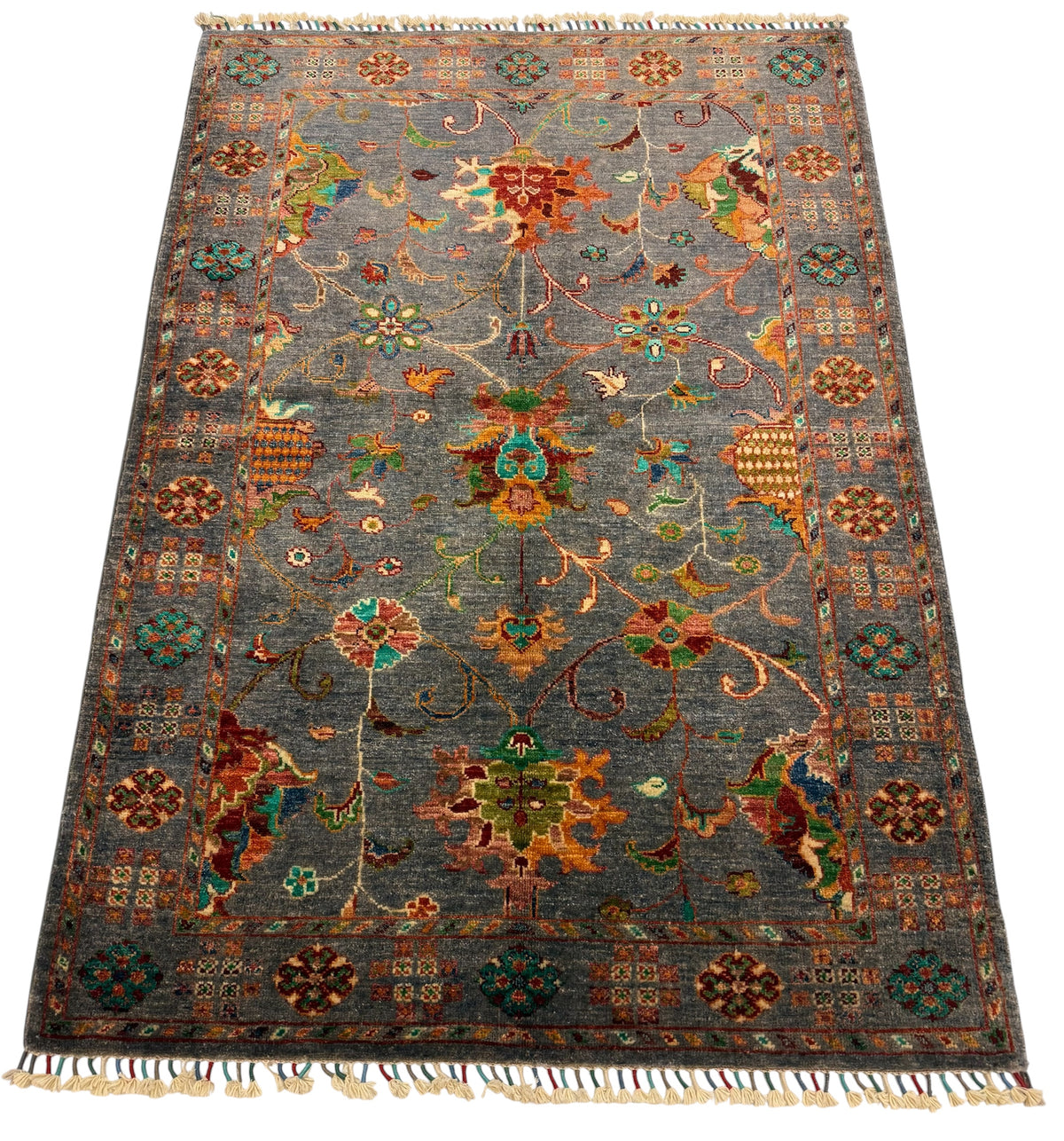 Handgeknoopt Afghaanse Sultani Tapijt 106 X 155 CM