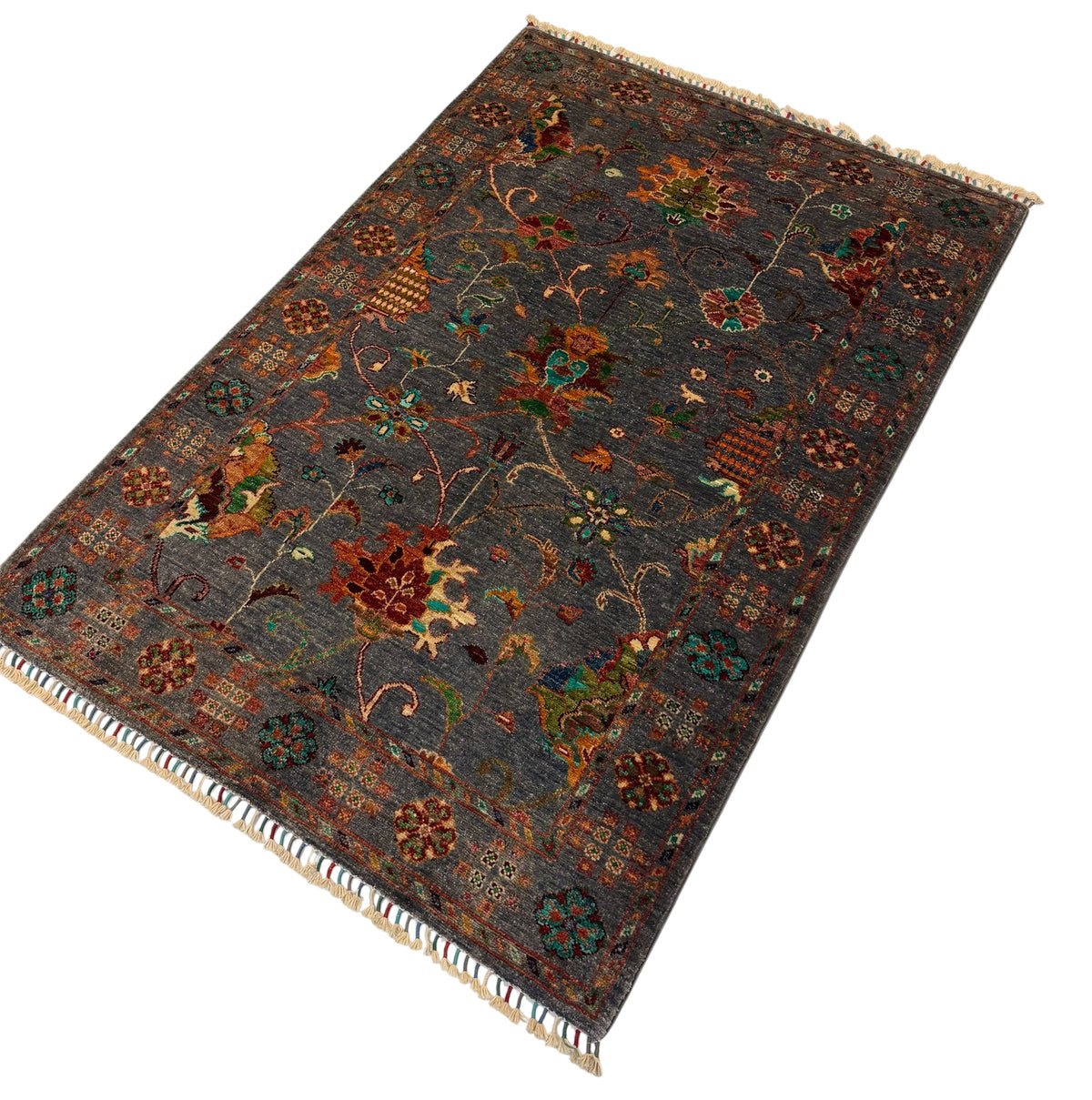 Handgeknoopt Afghaanse Sultani Tapijt 106 X 155 CM