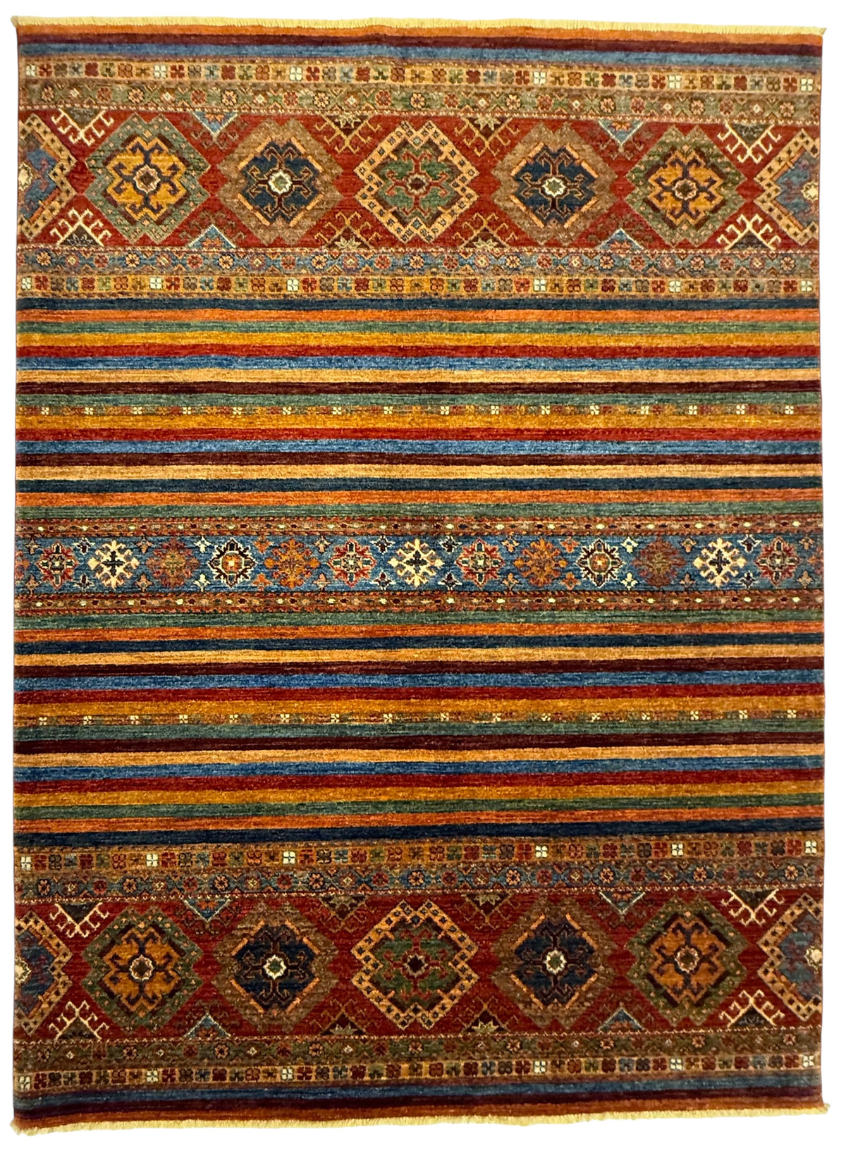 Afghaanse Handgeknoopt Khorjin Tapijt 148 X 201 CM