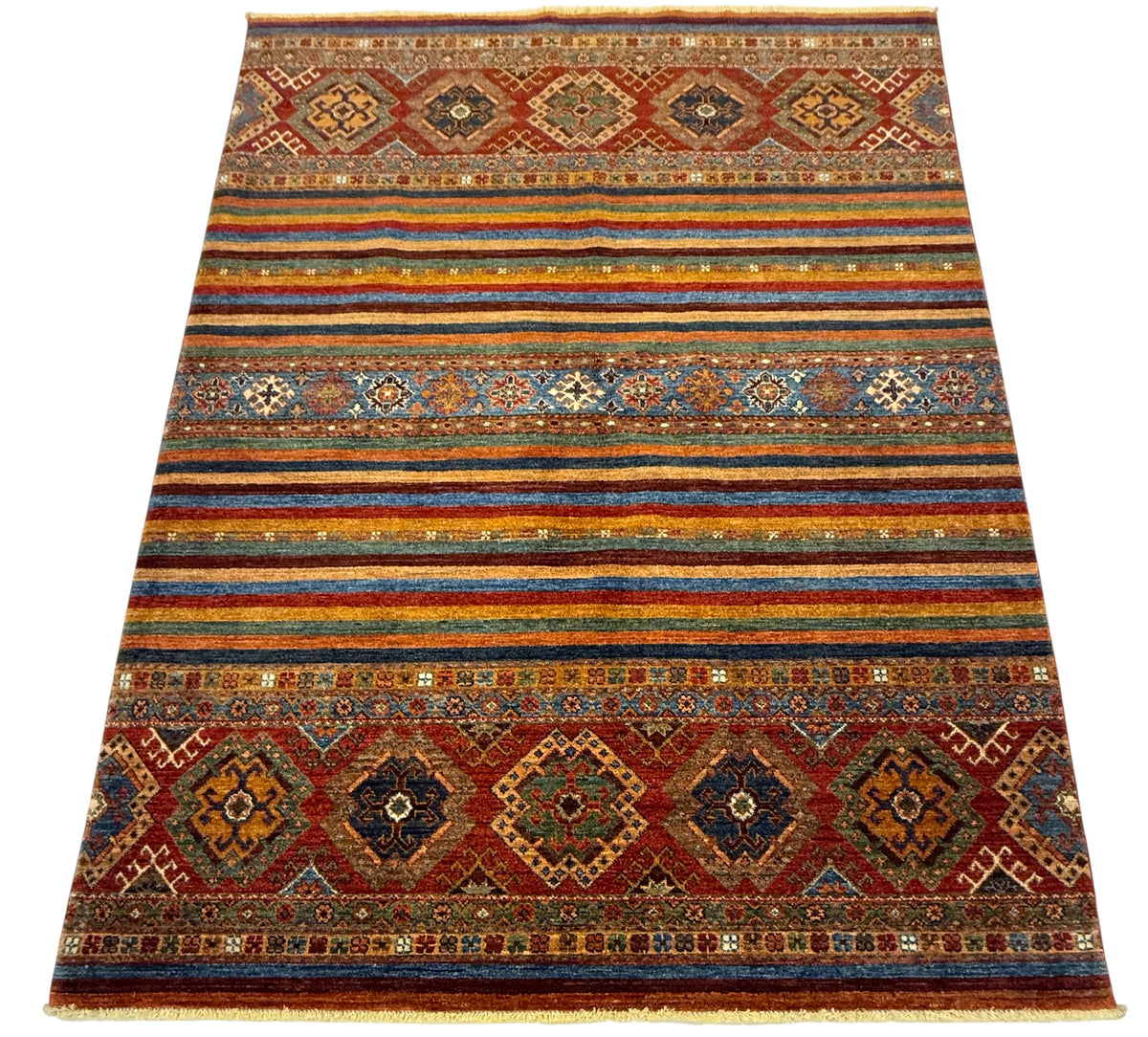 Afghaanse Handgeknoopt Khorjin Tapijt 148 X 201 CM