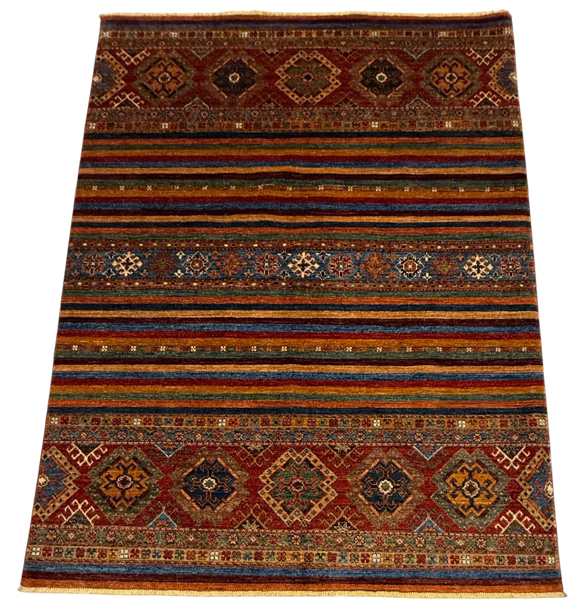 Afghaanse Handgeknoopt Khorjin Tapijt 148 X 201 CM