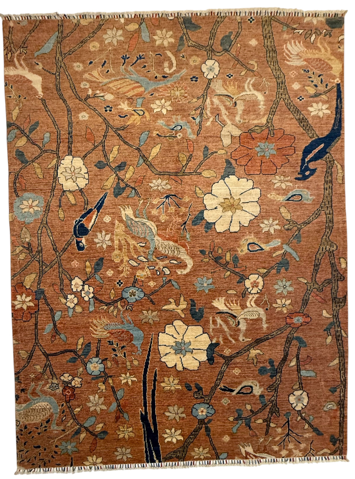 Afghaans Handgeknoopt Ushak Fijn 163 X 216 CM