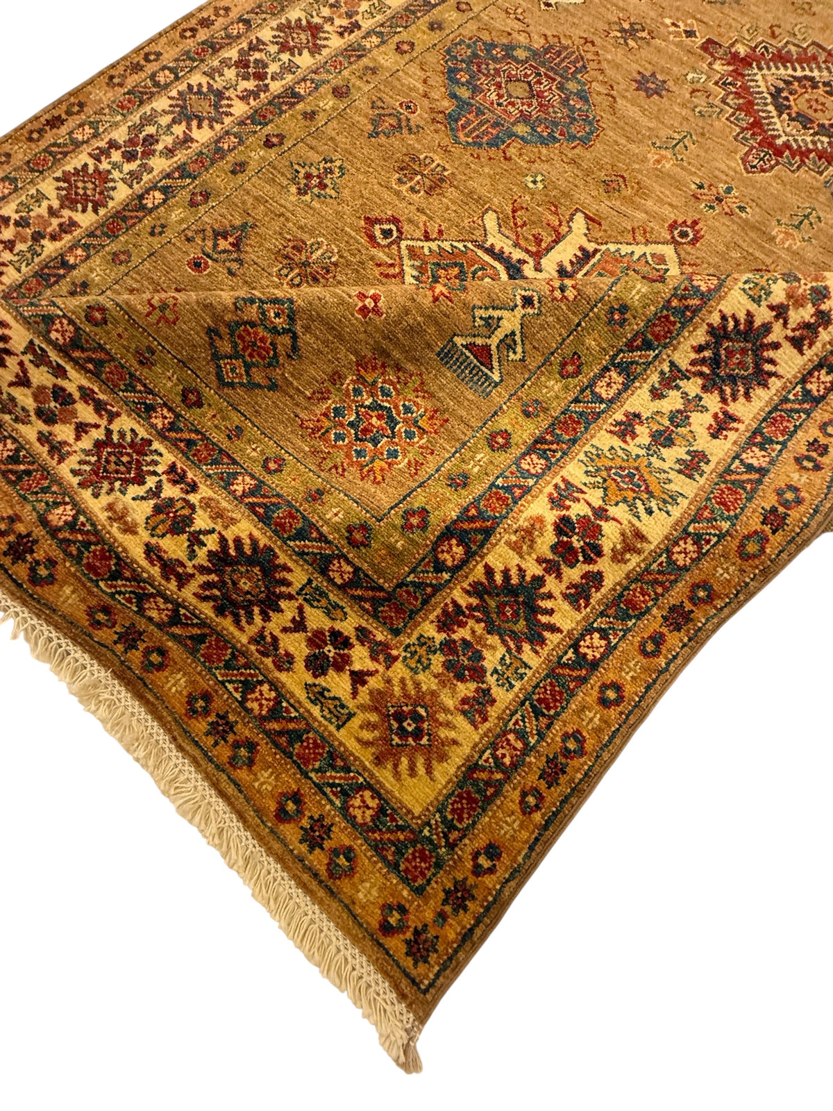 Afghaanse Handgeknoopt Kazak Tapijt 156 X 216 CM
