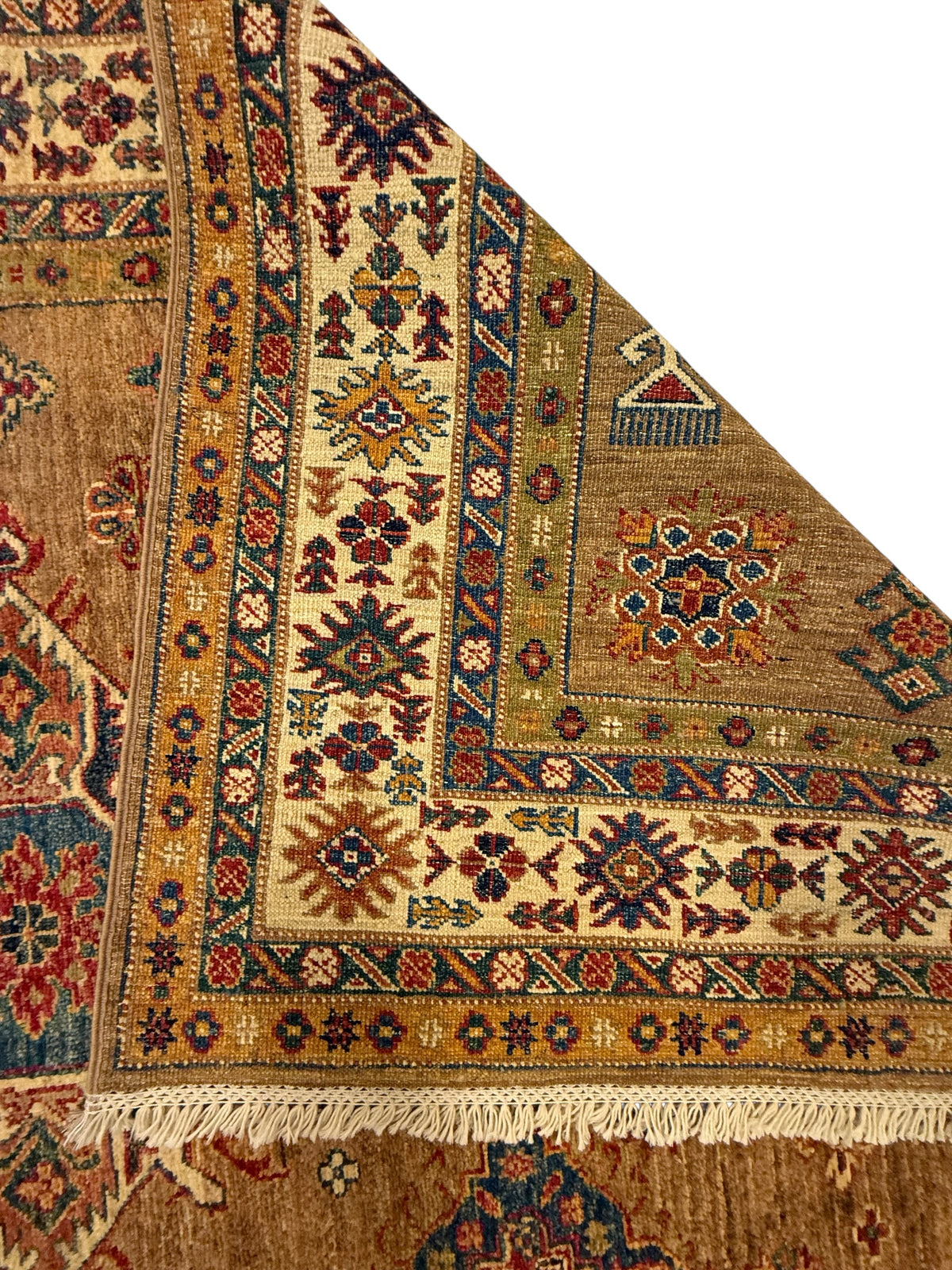 Afghaanse Handgeknoopt Kazak Tapijt 156 X 216 CM