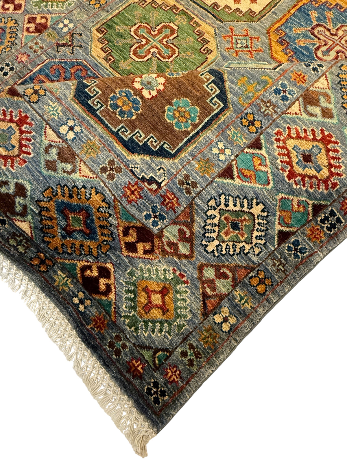Afghaans Samarkand Tapijt 126 X 189 CM Handgeknoopt