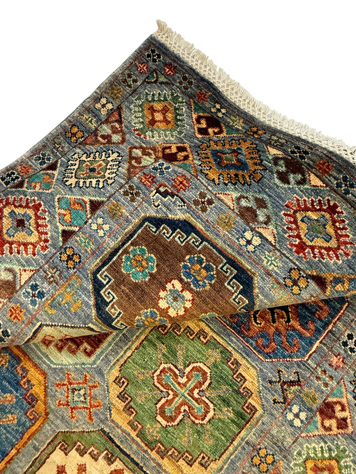 Afghaans Samarkand Tapijt 126 X 189 CM Handgeknoopt