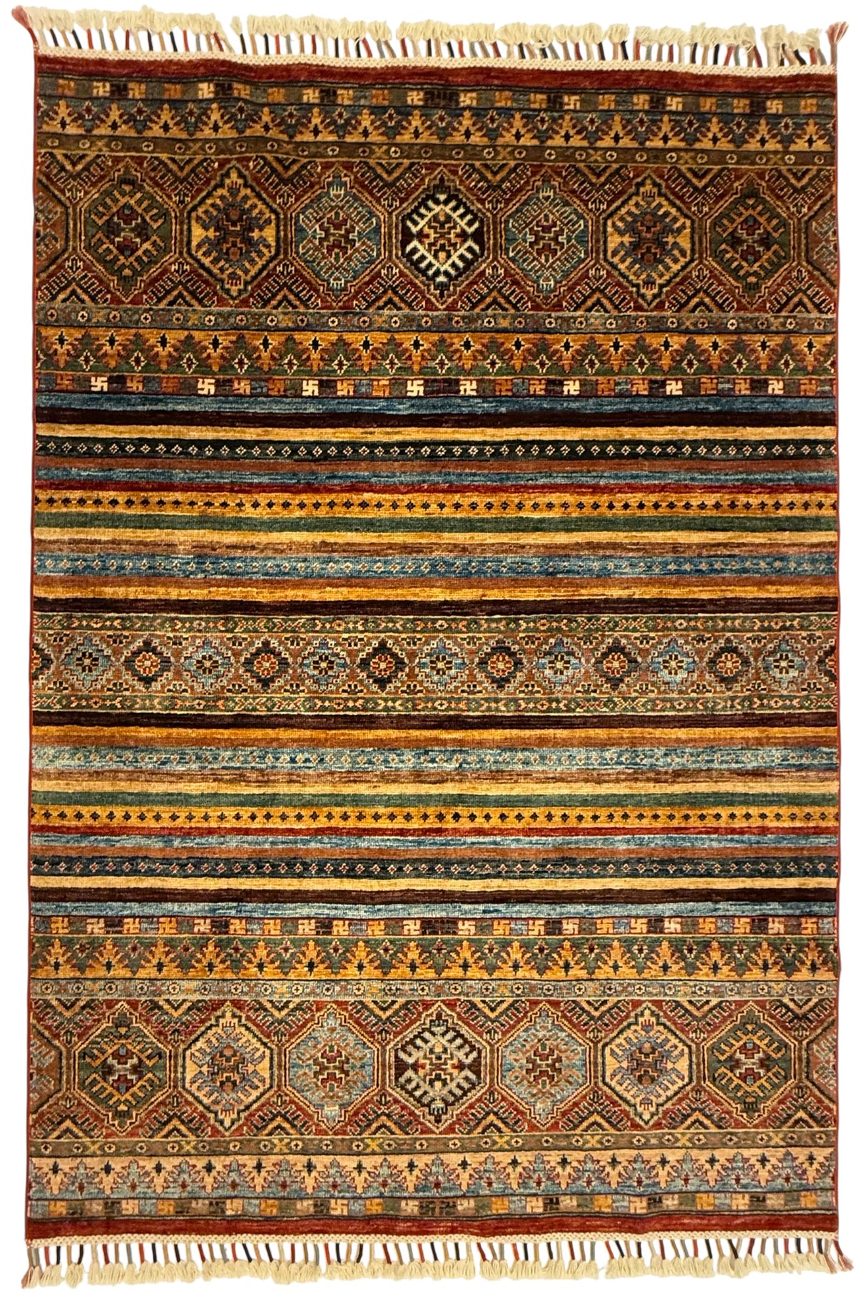 Afghaans Khorjin 126 X 182 CM Handgeknoopt