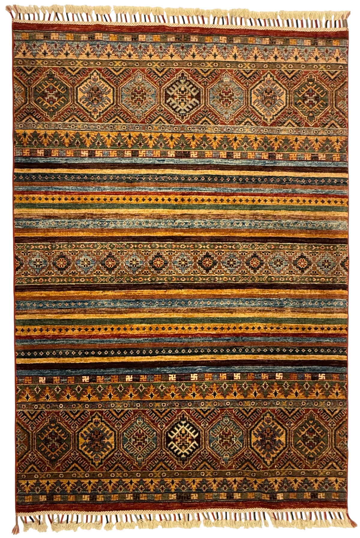 Afghaans Khorjin 126 X 182 CM Handgeknoopt