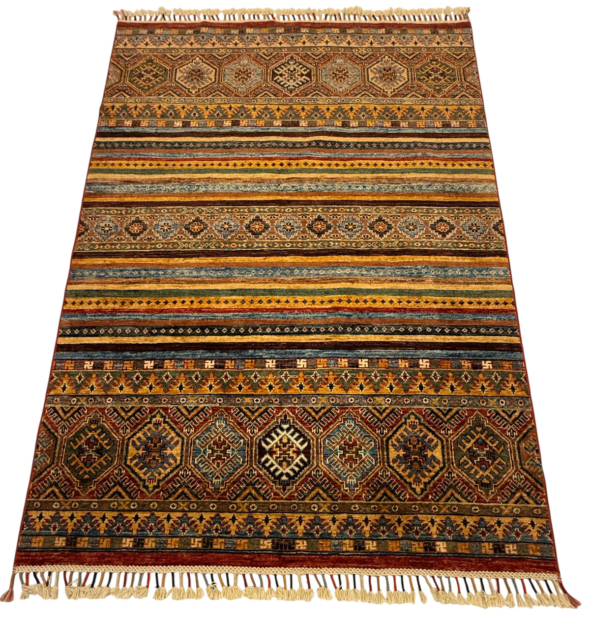 Afghaans Khorjin 126 X 182 CM Handgeknoopt