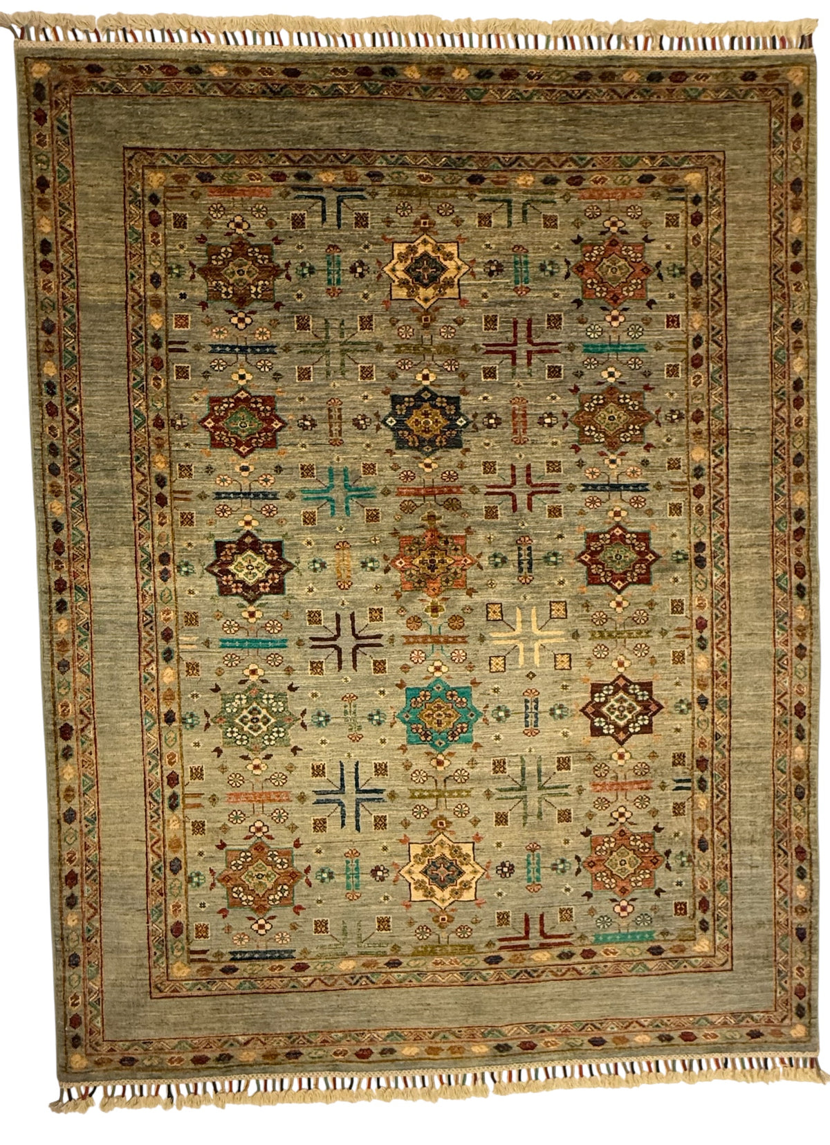 Handgeknoopt Afghaanse Sultani Tapijt 154 X 200 CM