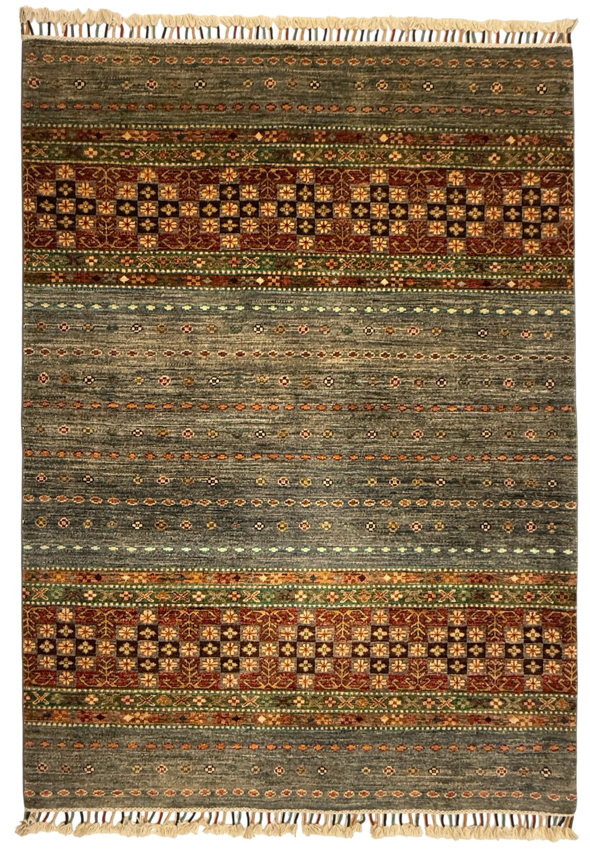 Moderne Khorjin Tapijt 127 X 176 CM Handgeknoopt