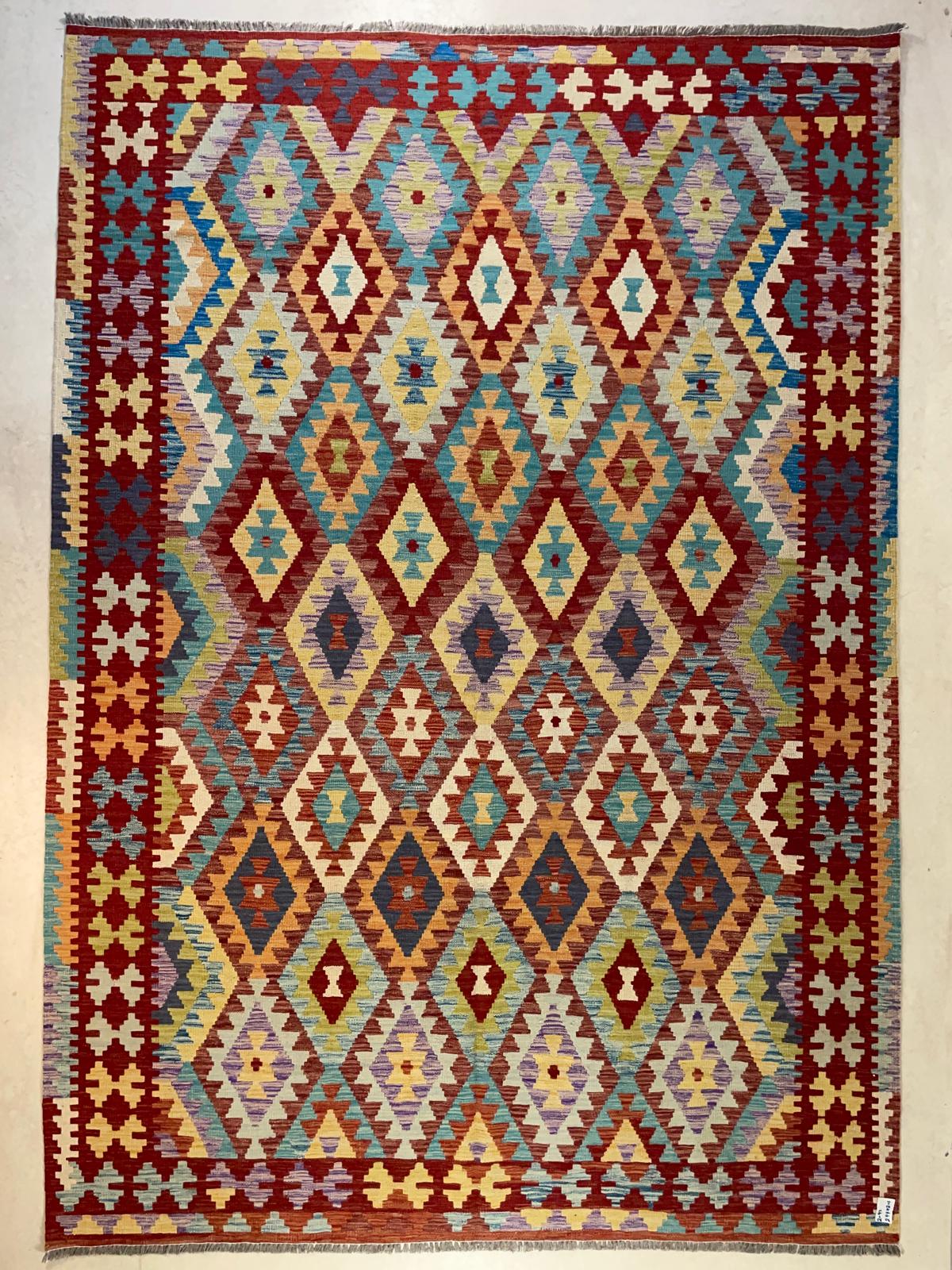 Afghaanse Kelim 201 X 298 CM Handgeweven