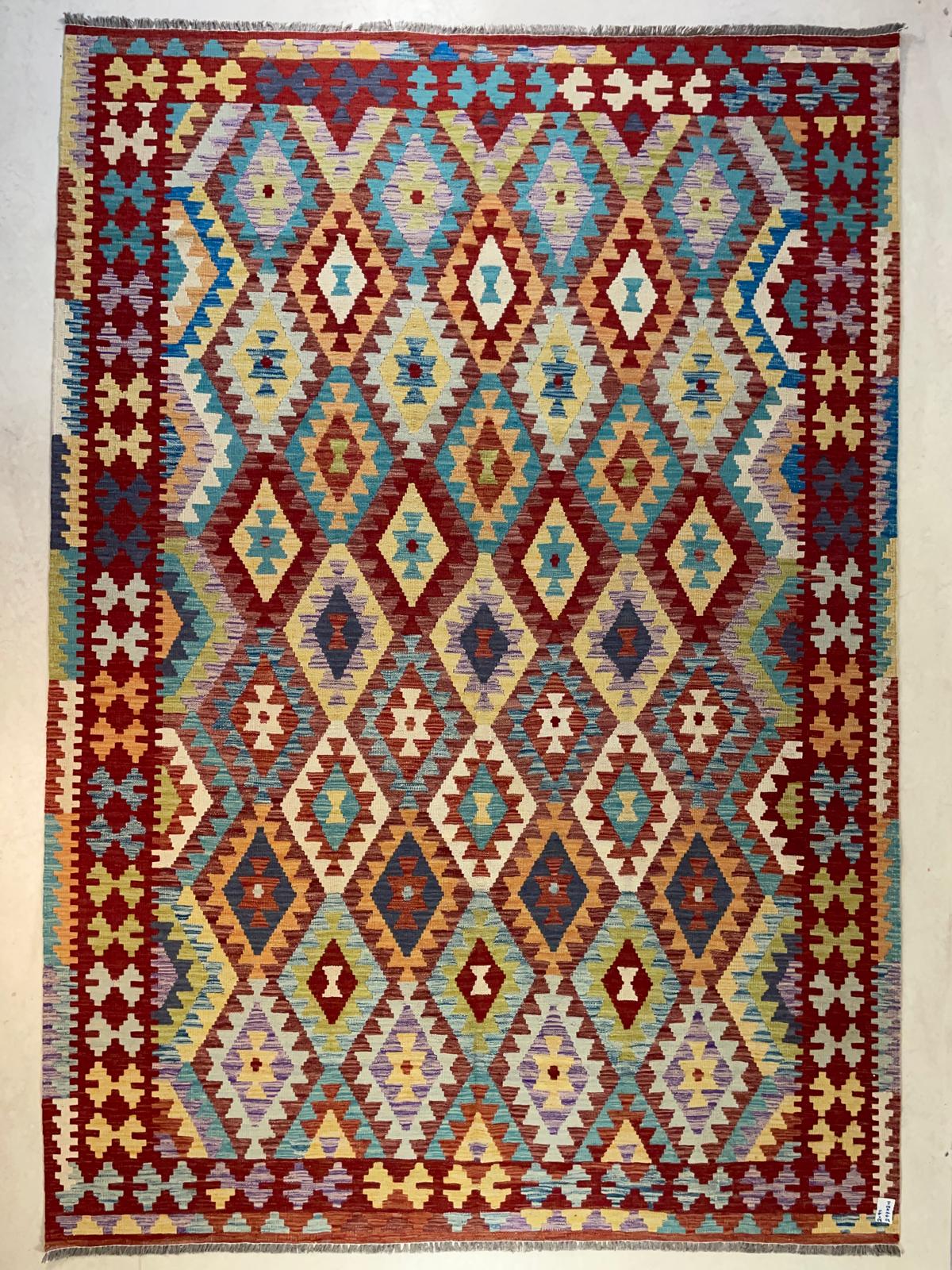 Afghaanse Kelim 201 X 298 CM Handgeweven