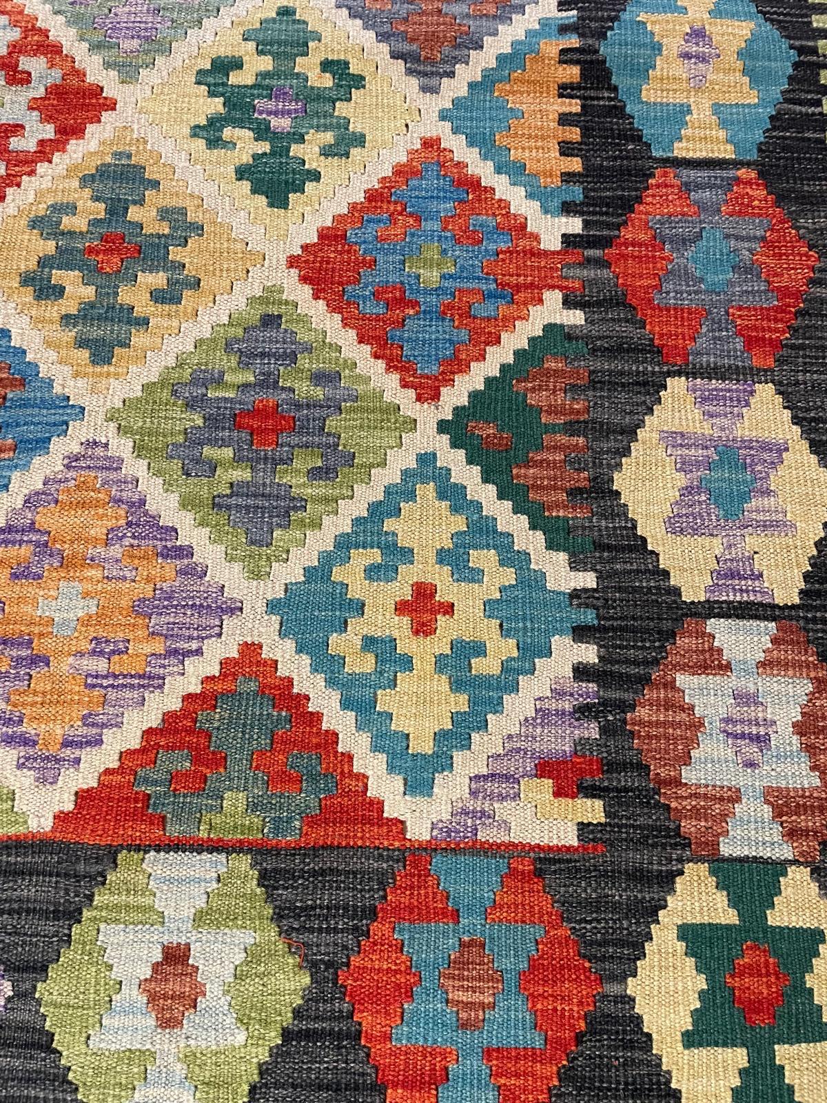 Handgeweven Afghaans Kelim 202 X 304 CM